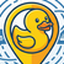 QR tag on a rubber duck