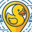 QR tag on a rubber duck