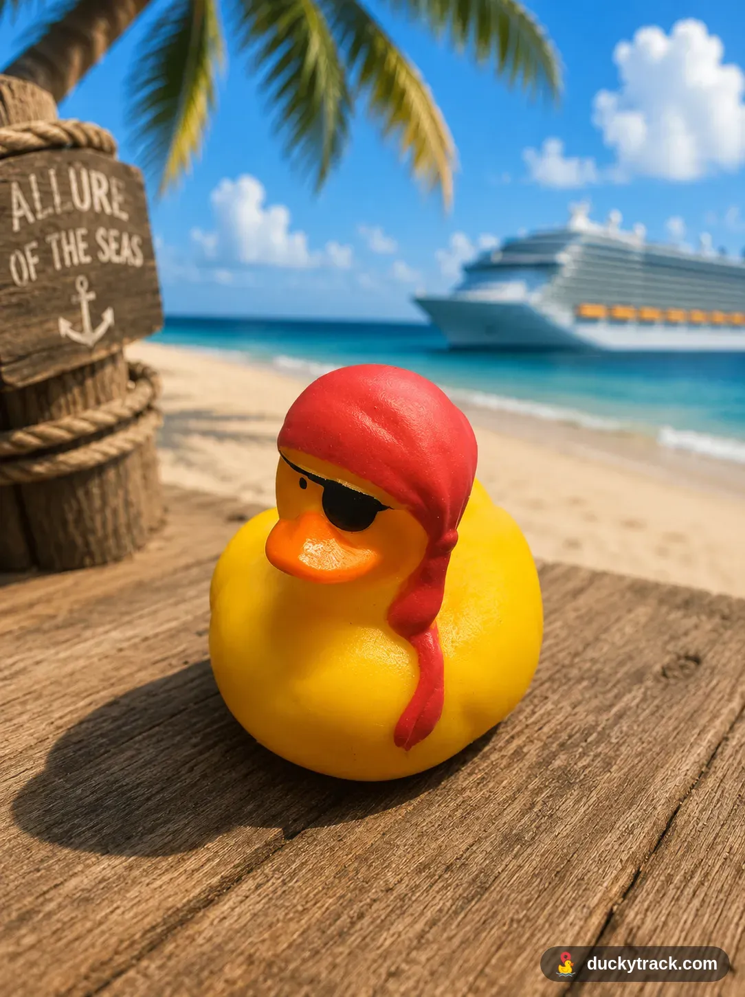 Pirate Duck - Pink Hat