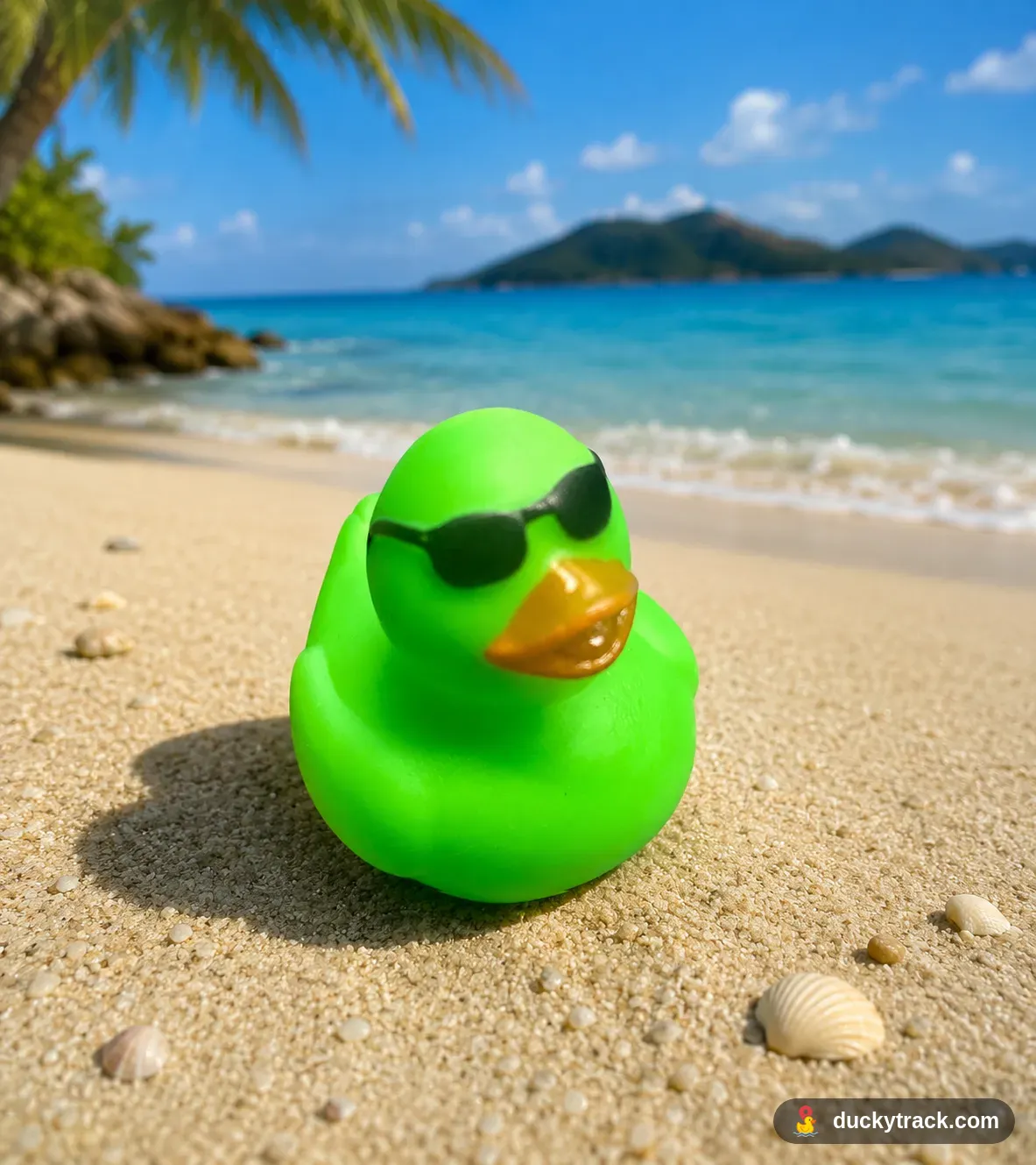 Cool Green Duck